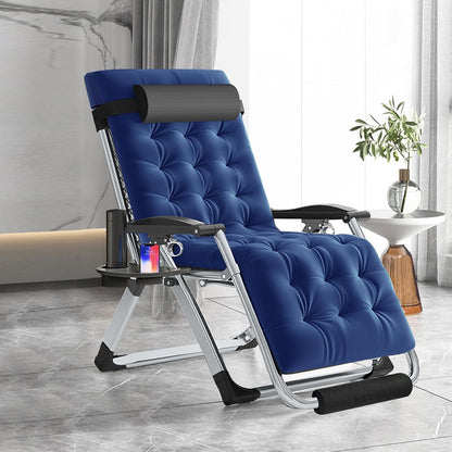 Oversized XXL Zero Gravity Chair with Cushion & Headrest, Supports up to 440Lbs