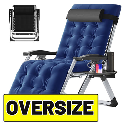Oversized XXL Zero Gravity Chair with Cushion & Headrest, Supports up to 440Lbs